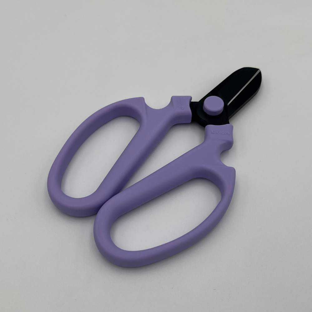 日本sakagen坂源花藝剪刀手創170黑刃系列-薰衣草紫:圖片 4